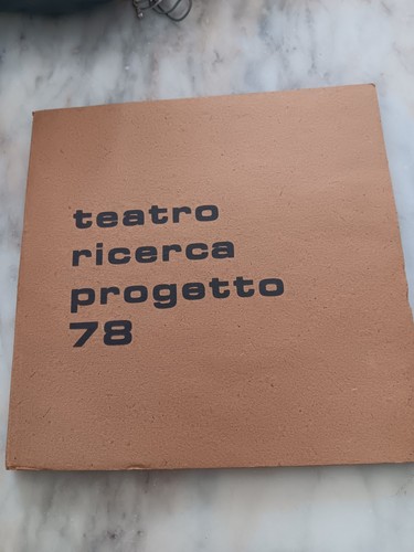 Raro catalogo teatro ricerca - ,