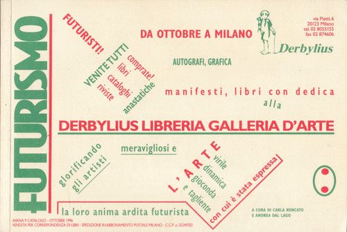 Futurismo derbylius libreria - futurismo.,