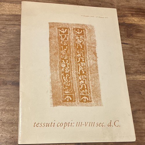Catalogo mostra tessuti copti - catalogo,