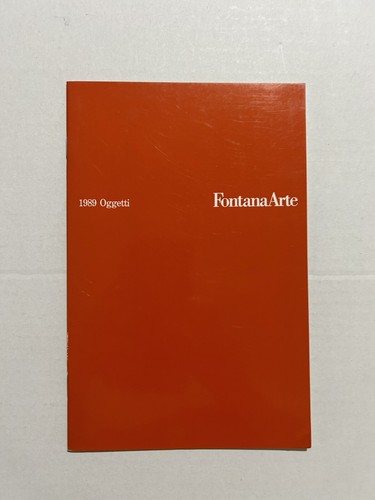 Fontana arte catalogo 1989 - fontana,